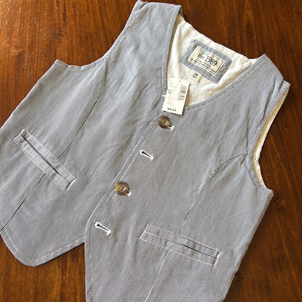 Boys Spring Vest - Size 10 - Picture 3 of 4